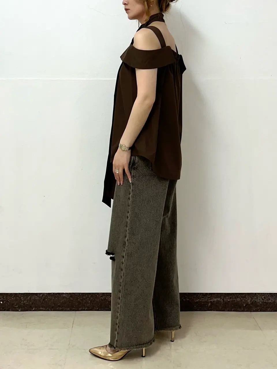 GRACE CONTINENTAL The Banquet Kogane. コーディネート画像