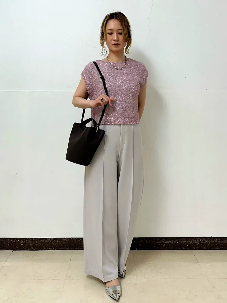 GRACE CONTINENTAL The Banquet Kogane. コーディネート画像