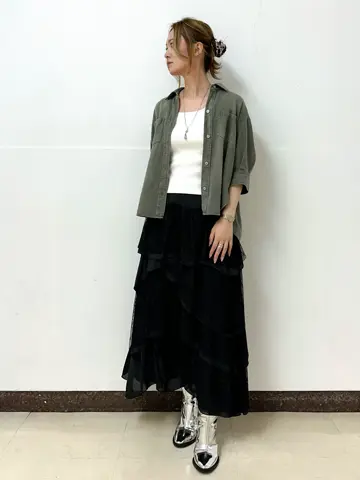 GRACE CONTINENTAL The Banquet Kogane. コーディネート画像