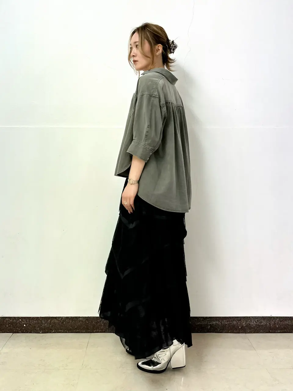 GRACE CONTINENTAL The Banquet Kogane. コーディネート画像