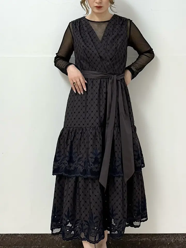 GRACE CONTINENTAL The Banquet Kogane. コーディネート画像