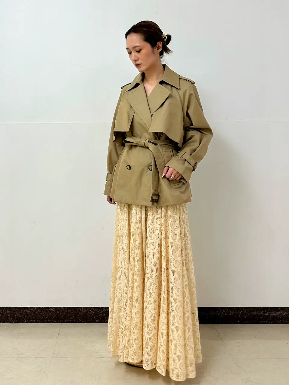 GRACE CONTINENTAL The Banquet Kogane. コーディネート画像