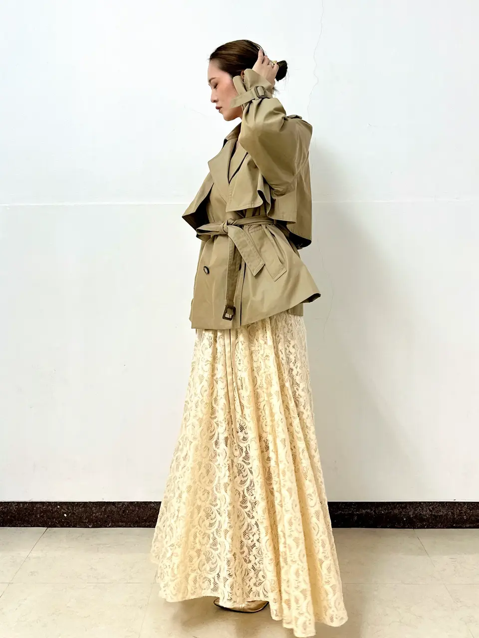 GRACE CONTINENTAL The Banquet Kogane. コーディネート画像