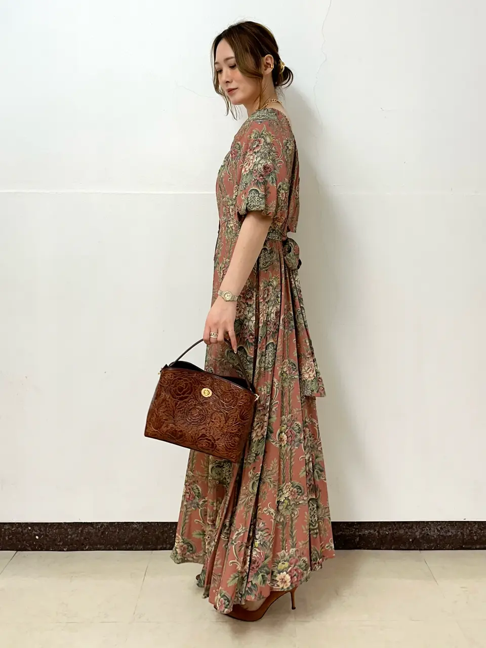 GRACE CONTINENTAL The Banquet Kogane. コーディネート画像