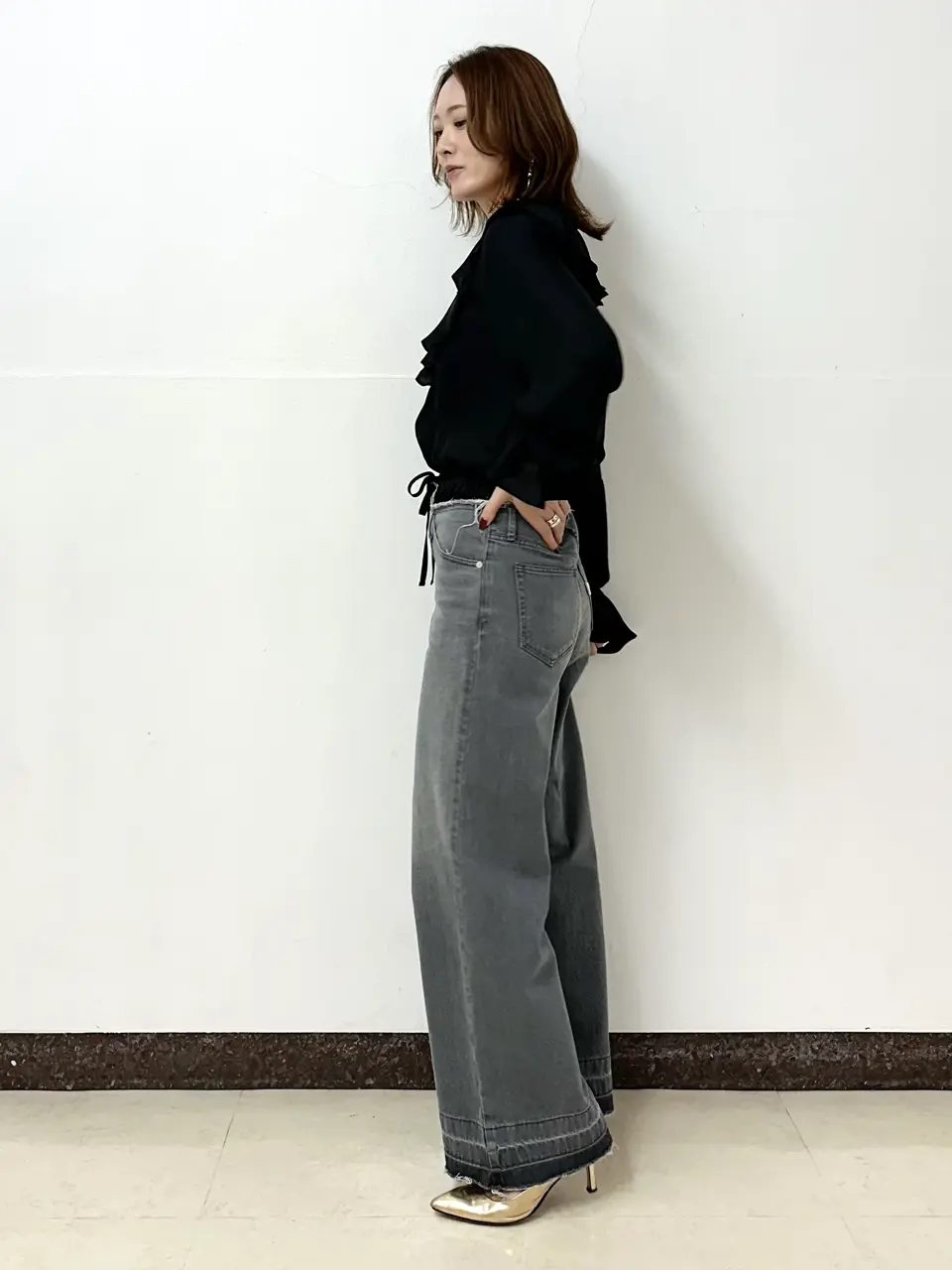 GRACE CONTINENTAL The Banquet Kogane. コーディネート画像