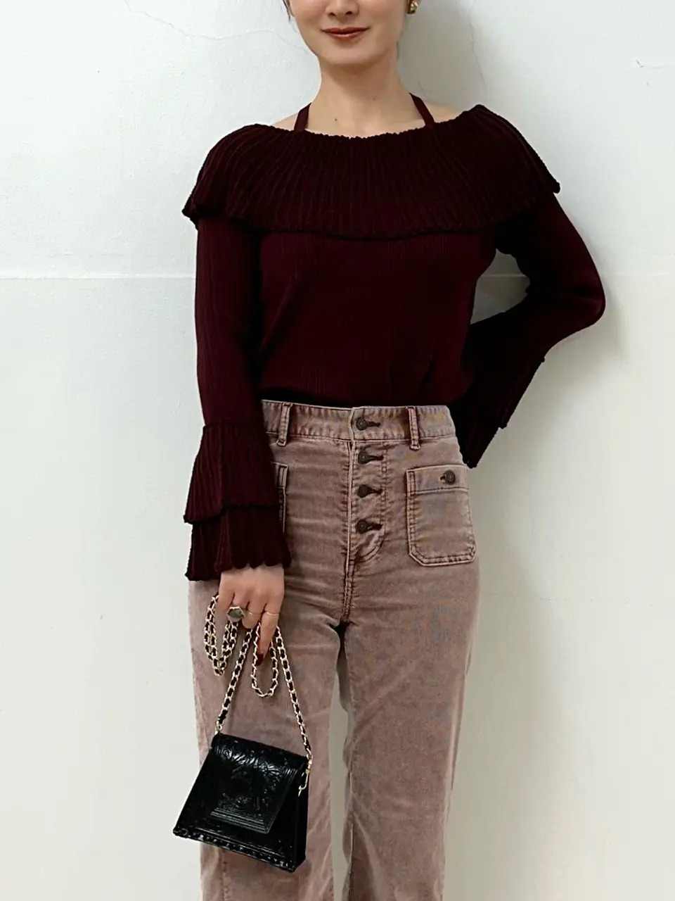 GRACE CONTINENTAL The Banquet Kogane. コーディネート画像