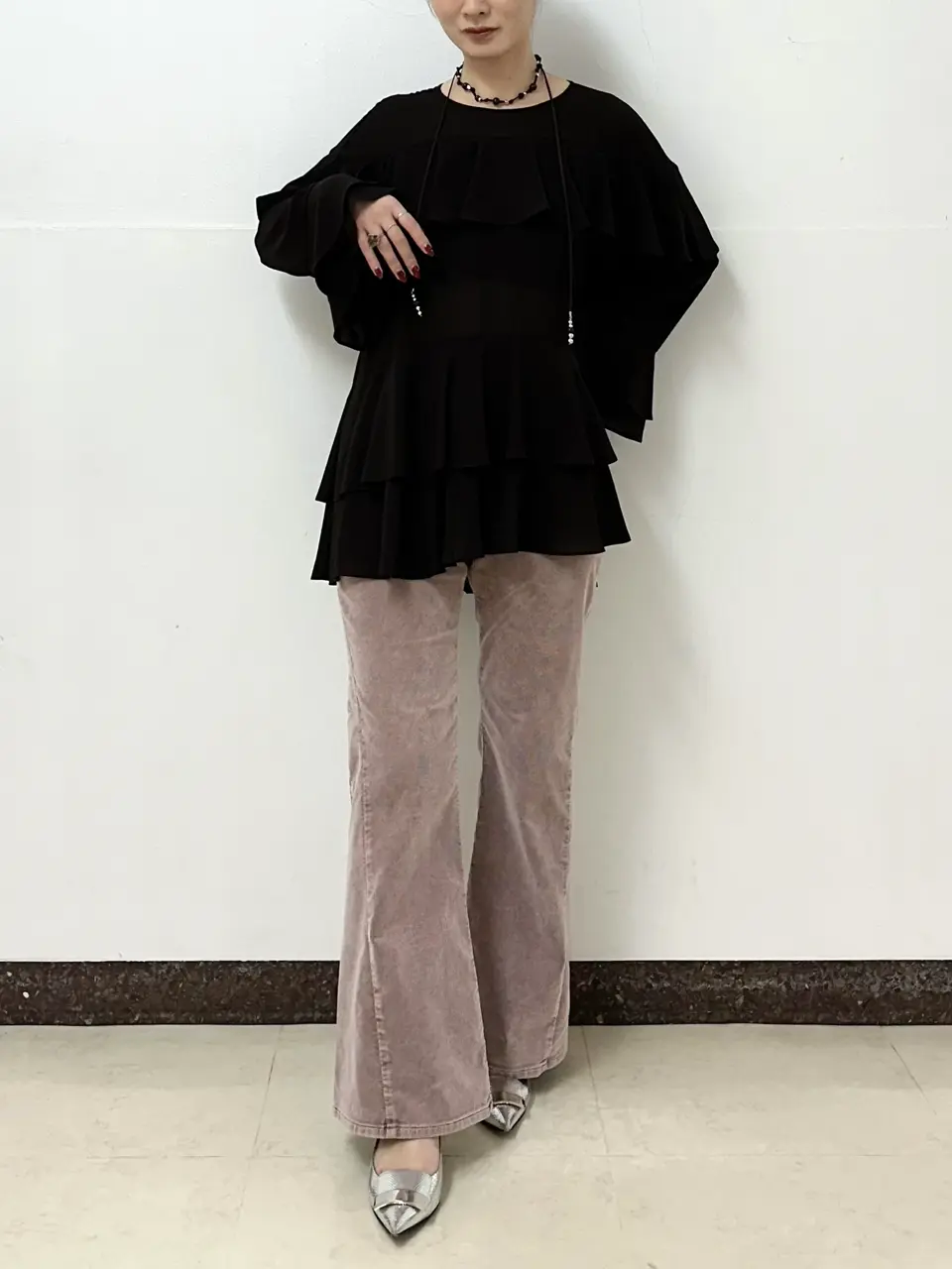 GRACE CONTINENTAL The Banquet Kogane. コーディネート画像