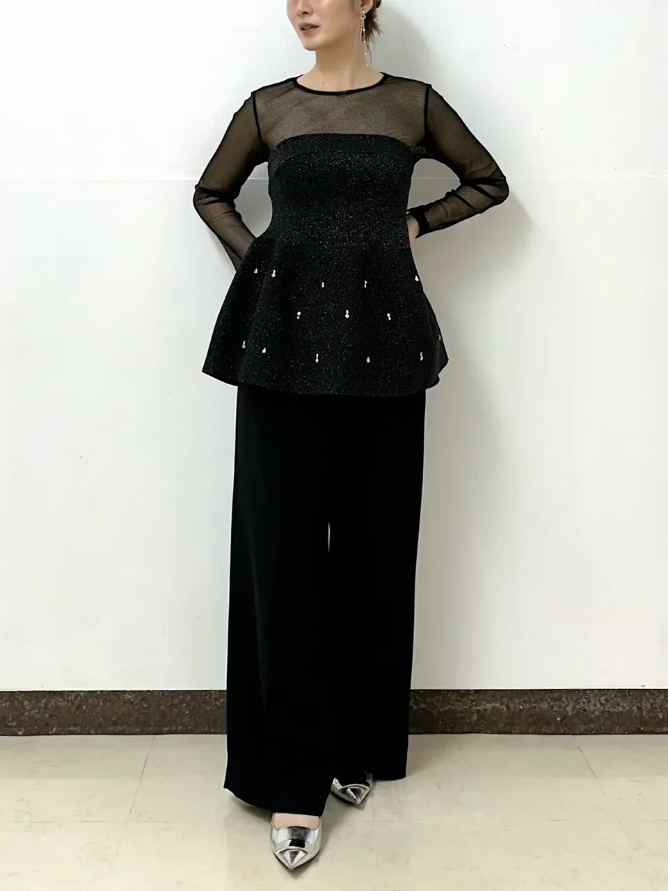 GRACE CONTINENTAL The Banquet Kogane. コーディネート画像