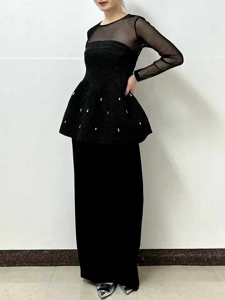 GRACE CONTINENTAL The Banquet Kogane. コーディネート画像