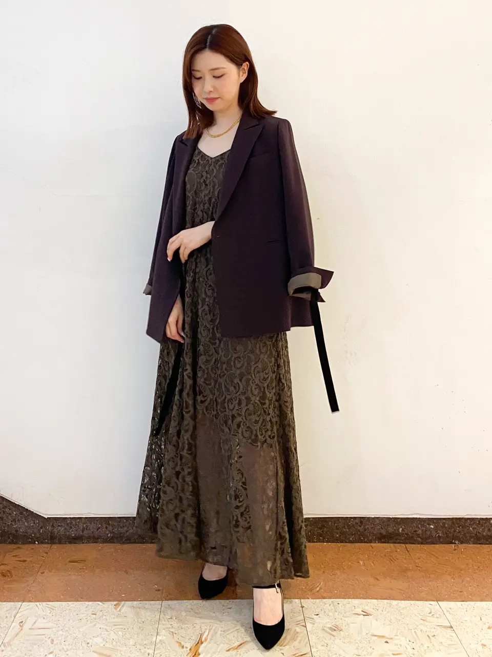 GRACE CONTINENTAL The Banquet mikiho コーディネート画像