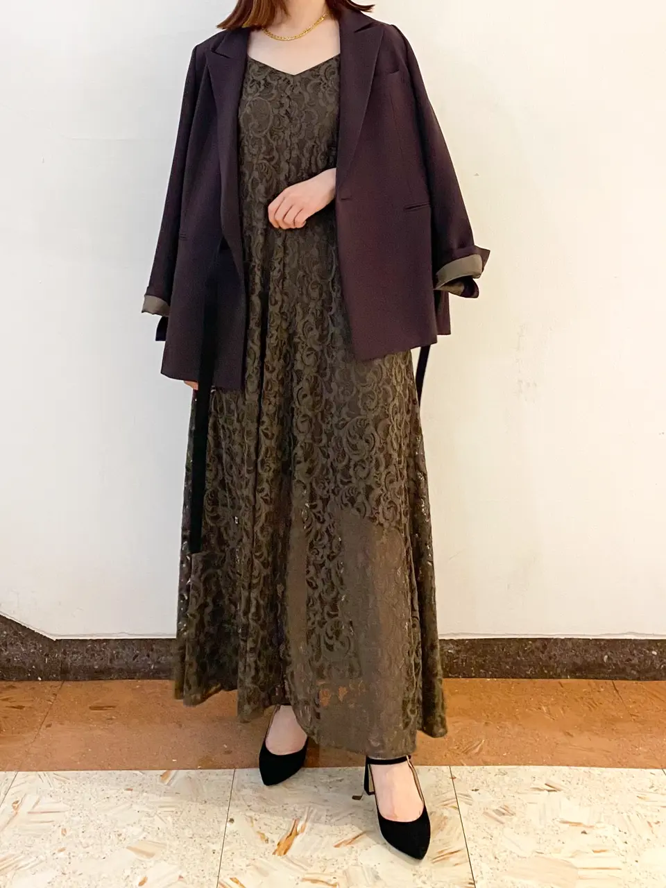 GRACE CONTINENTAL The Banquet mikiho コーディネート画像