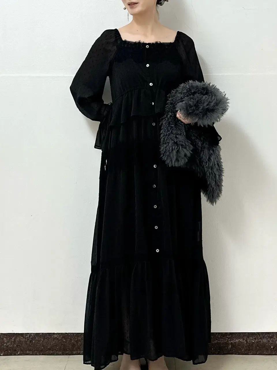 GRACE CONTINENTAL The Banquet Kogane. コーディネート画像