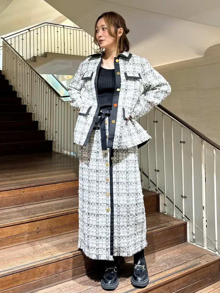 GRACE CONTINENTAL The Banquet Kogane. コーディネート画像