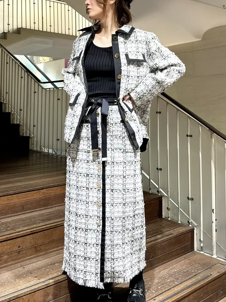 GRACE CONTINENTAL The Banquet Kogane. コーディネート画像