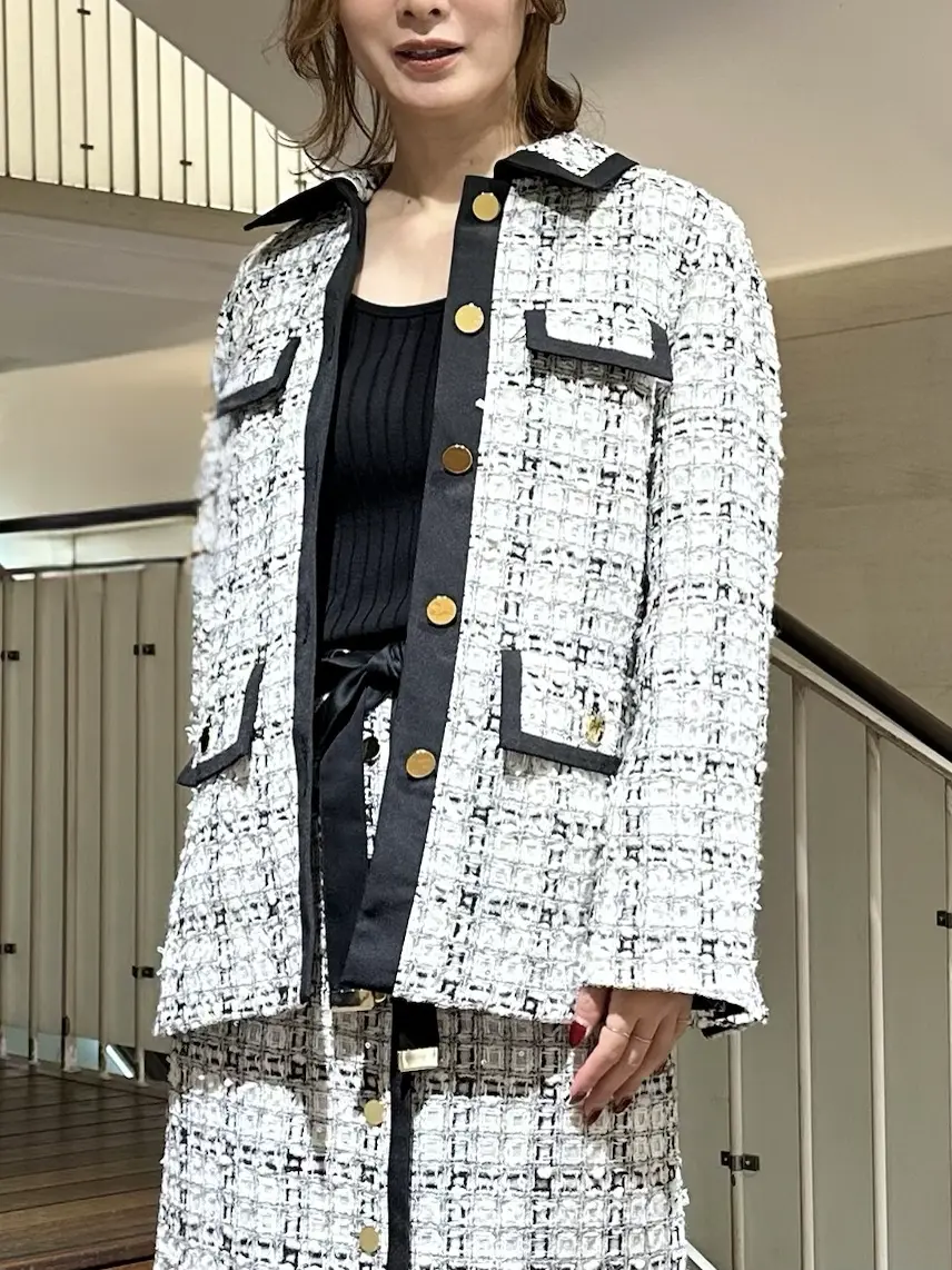 GRACE CONTINENTAL The Banquet Kogane. コーディネート画像