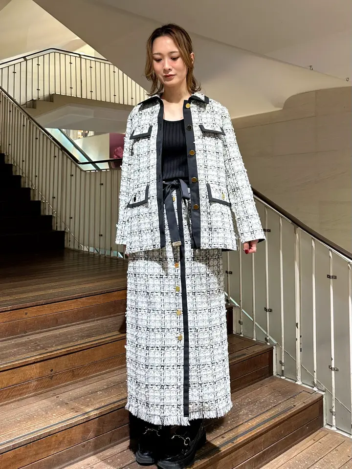 GRACE CONTINENTAL The Banquet Kogane. コーディネート画像