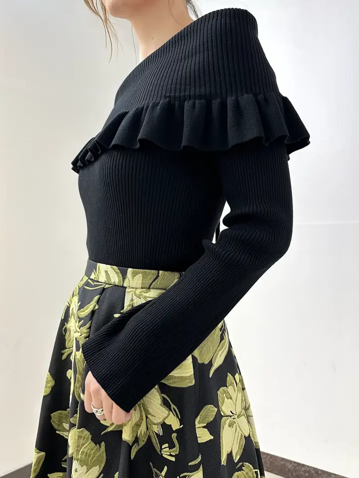 GRACE CONTINENTAL The Banquet Kogane. コーディネート画像