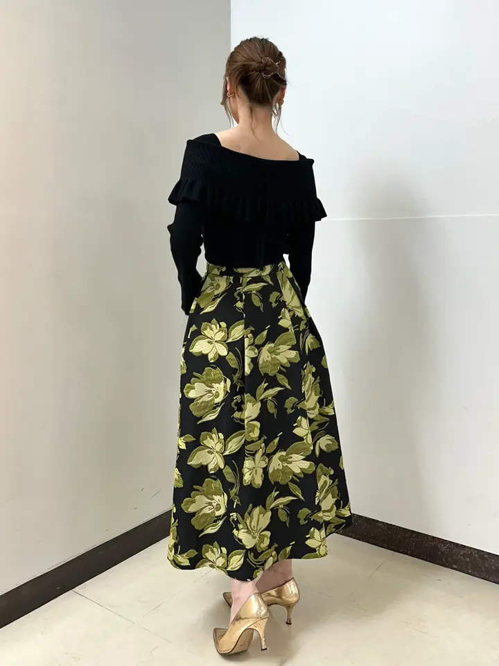 GRACE CONTINENTAL The Banquet Kogane. コーディネート画像