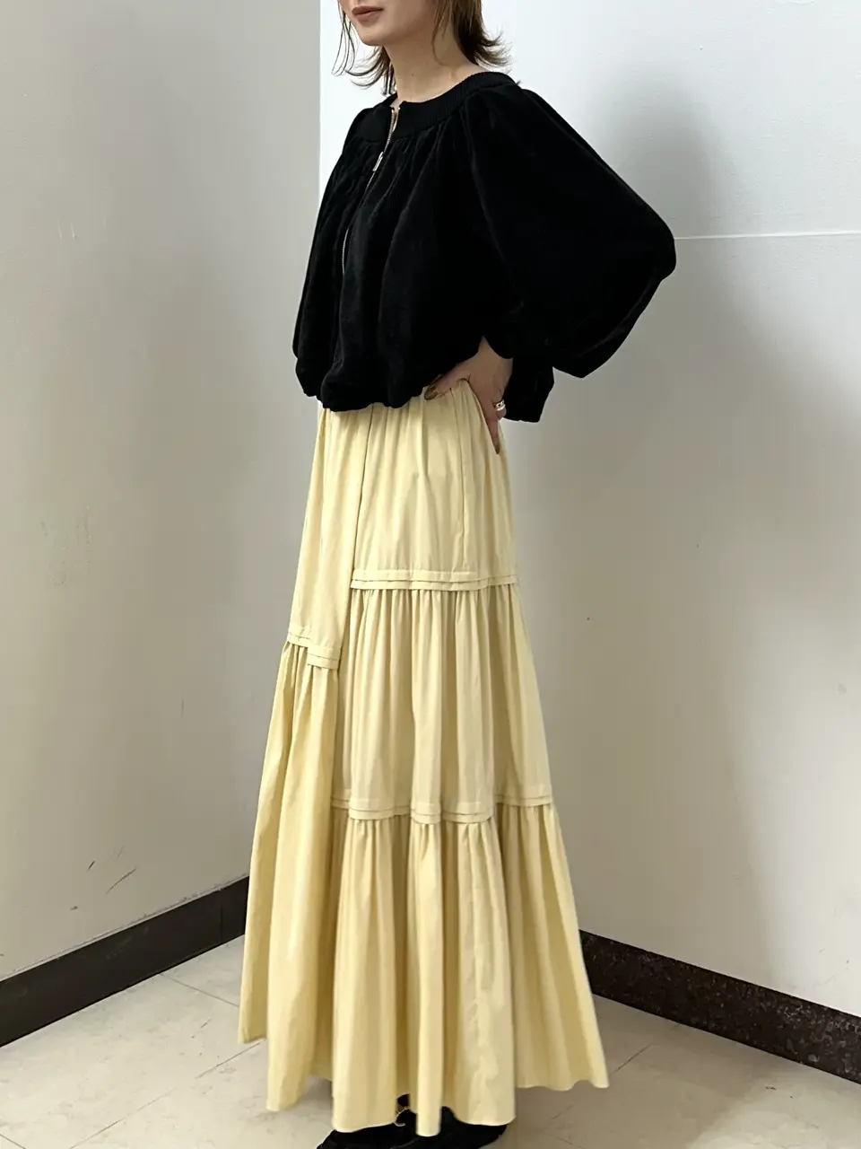 GRACE CONTINENTAL The Banquet Kogane. コーディネート画像