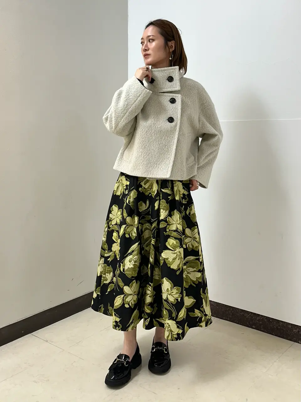 GRACE CONTINENTAL The Banquet Kogane. コーディネート画像