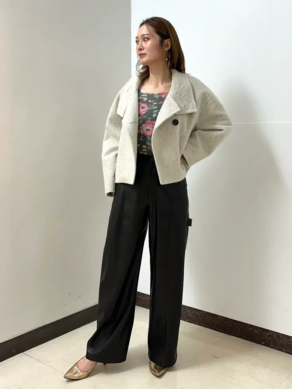 GRACE CONTINENTAL The Banquet Kogane. コーディネート画像