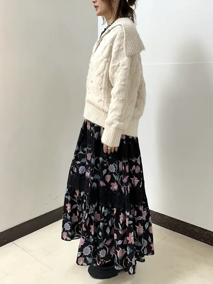 GRACE CONTINENTAL The Banquet Kogane. コーディネート画像