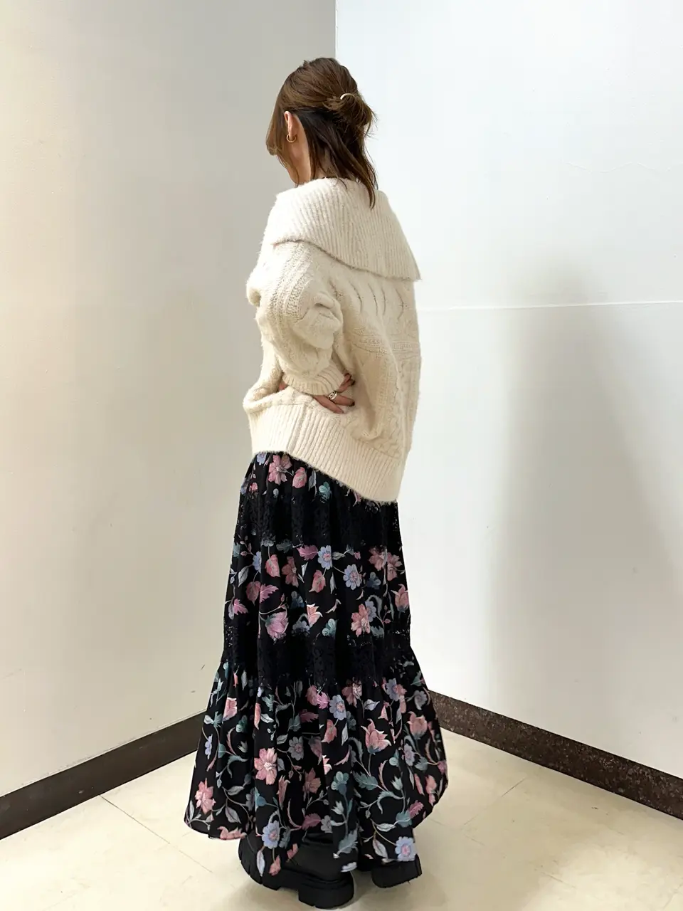 GRACE CONTINENTAL The Banquet Kogane. コーディネート画像