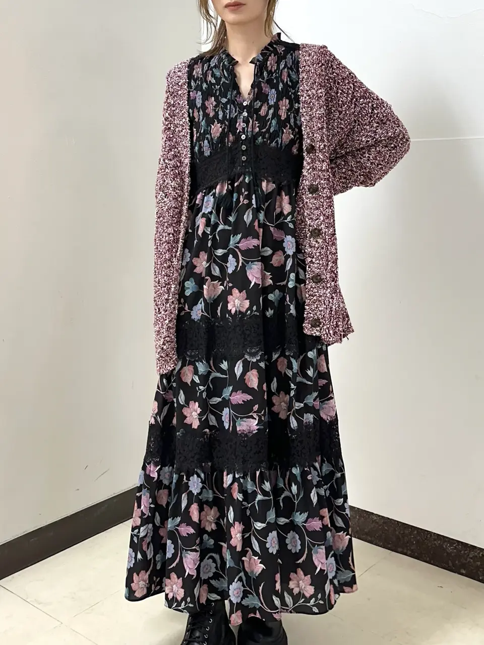 GRACE CONTINENTAL The Banquet Kogane. コーディネート画像