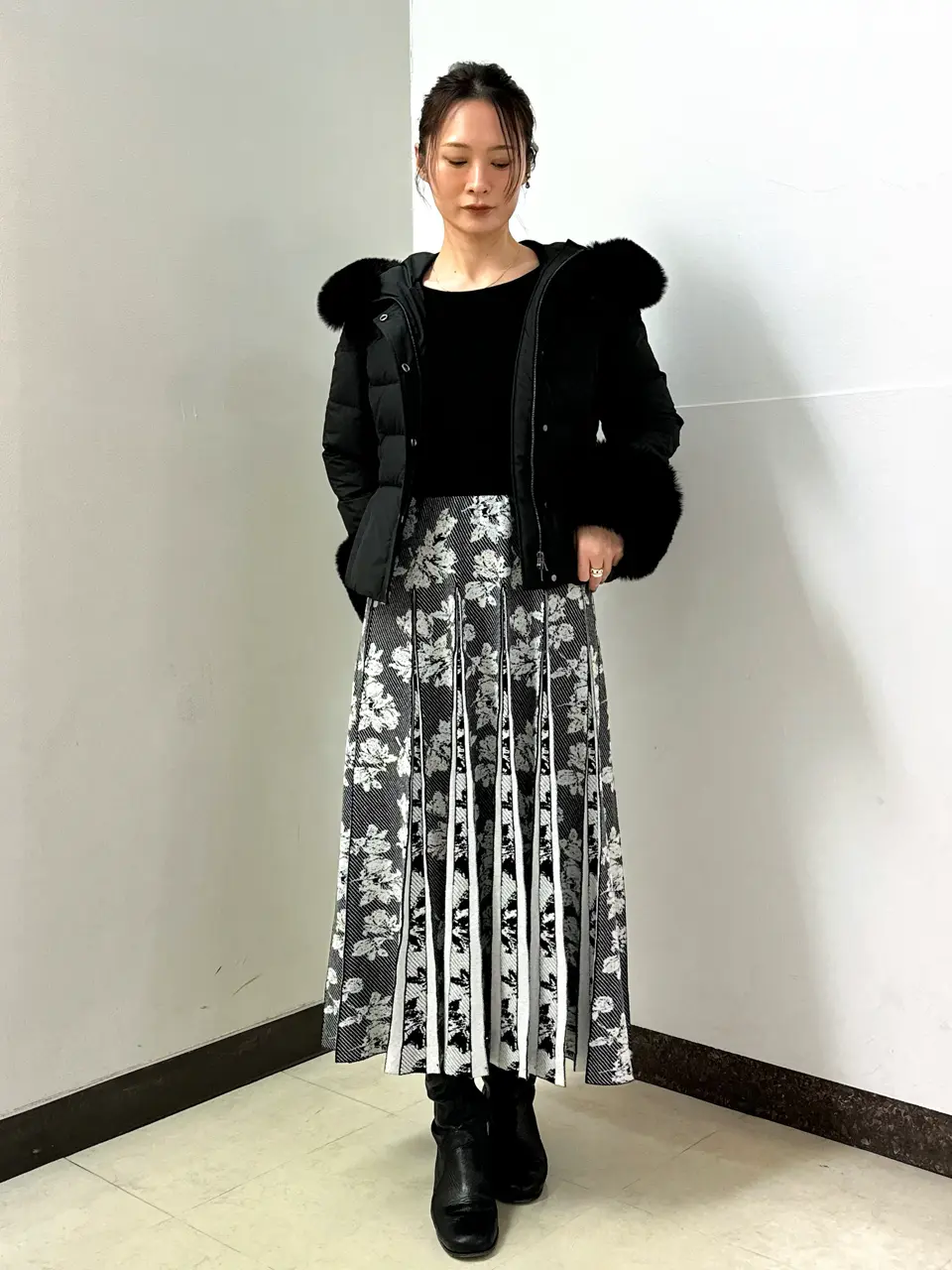 GRACE CONTINENTAL The Banquet Kogane. コーディネート画像