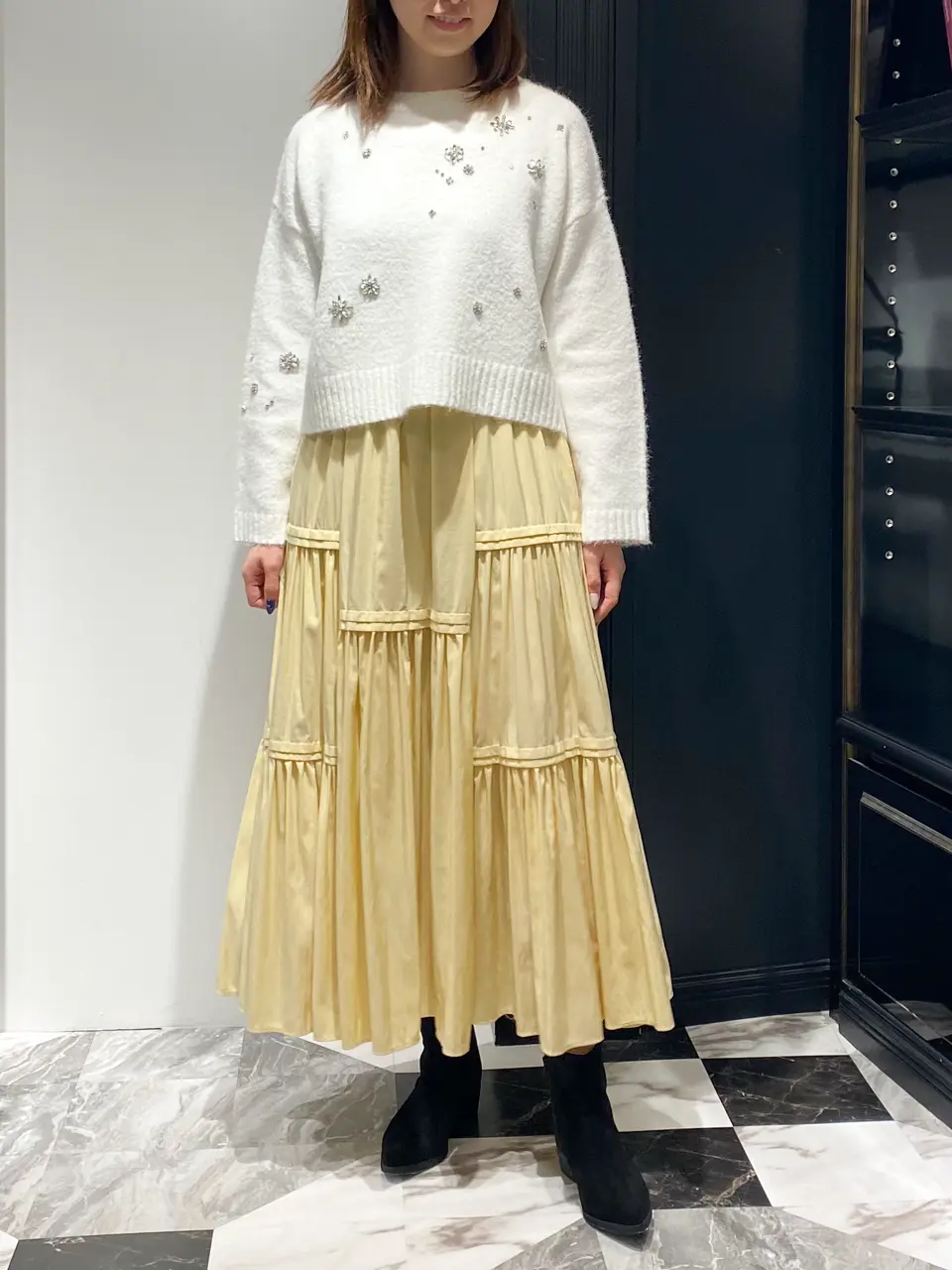 GRACE CONTINENTAL The Banquet mikiho コーディネート画像