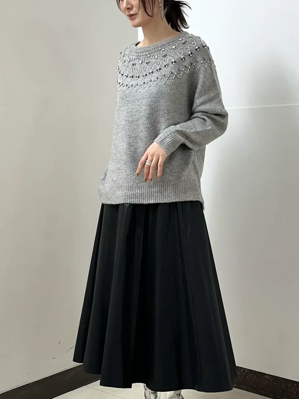 GRACE CONTINENTAL The Banquet Kogane. コーディネート画像