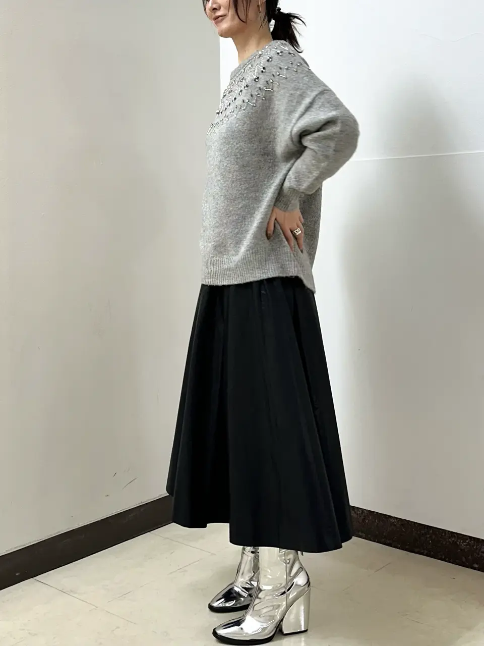 GRACE CONTINENTAL The Banquet Kogane. コーディネート画像