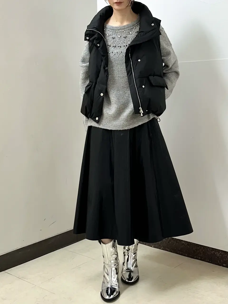 GRACE CONTINENTAL The Banquet Kogane. コーディネート画像