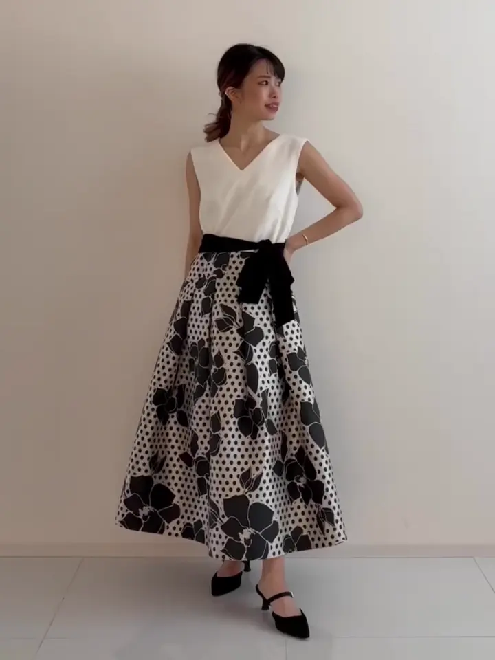 GRACE CONTINENTAL The Banquet FUKUSHIMA YURIE コーディネート画像