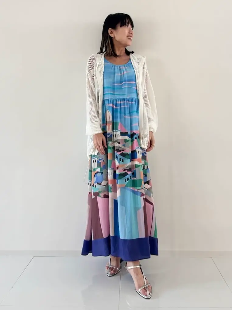 美品！グレースクラスのリゾートプリントマキシ リゾートプリントマキシ / GRACE CONTINENTAL | GRACE