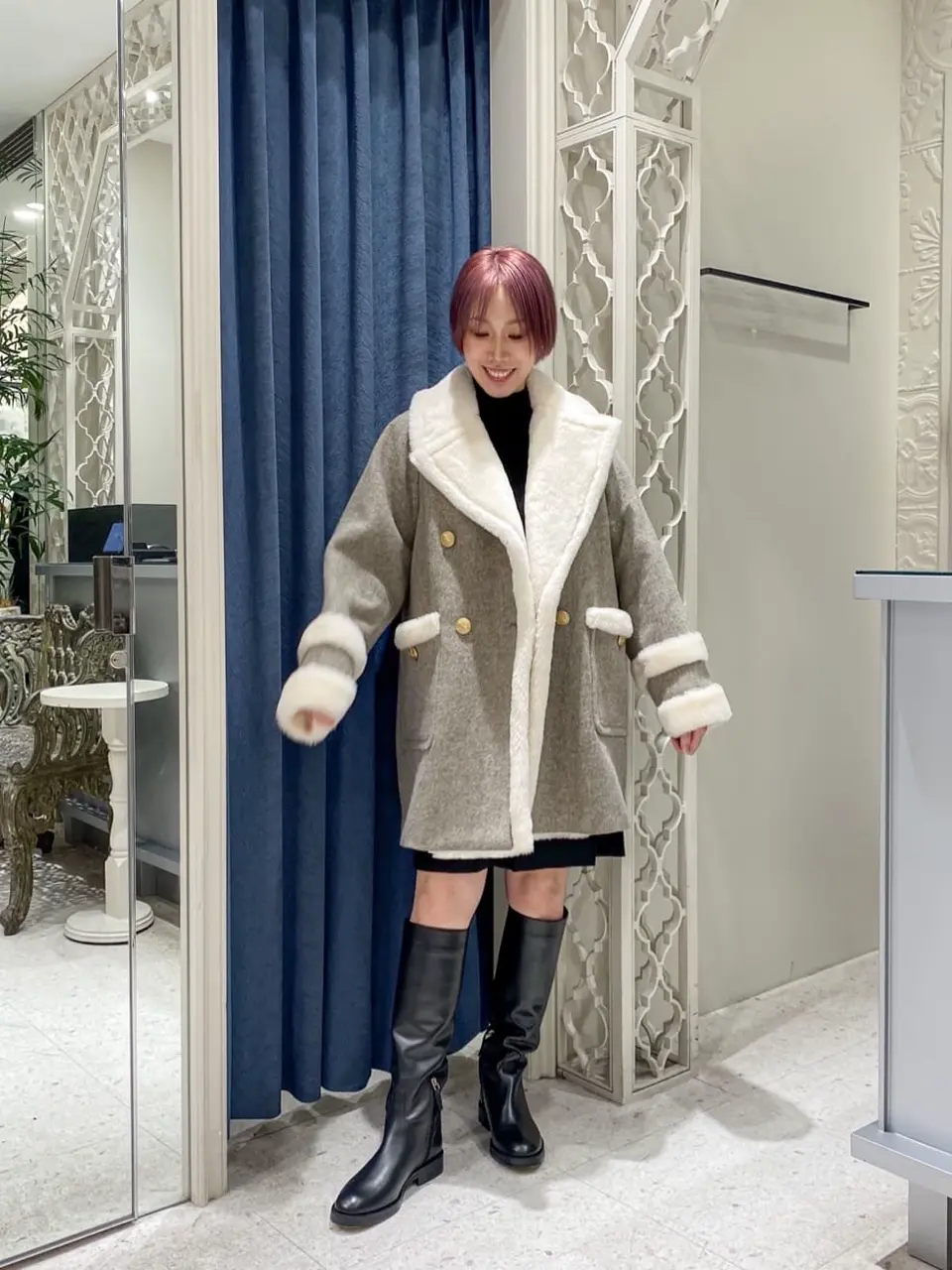 いちご　GRACE CONTINENTAL カットワーク　サロペット LIFE STYLE WEAR】カットワークサロペット / GRACE CONTINENTAL