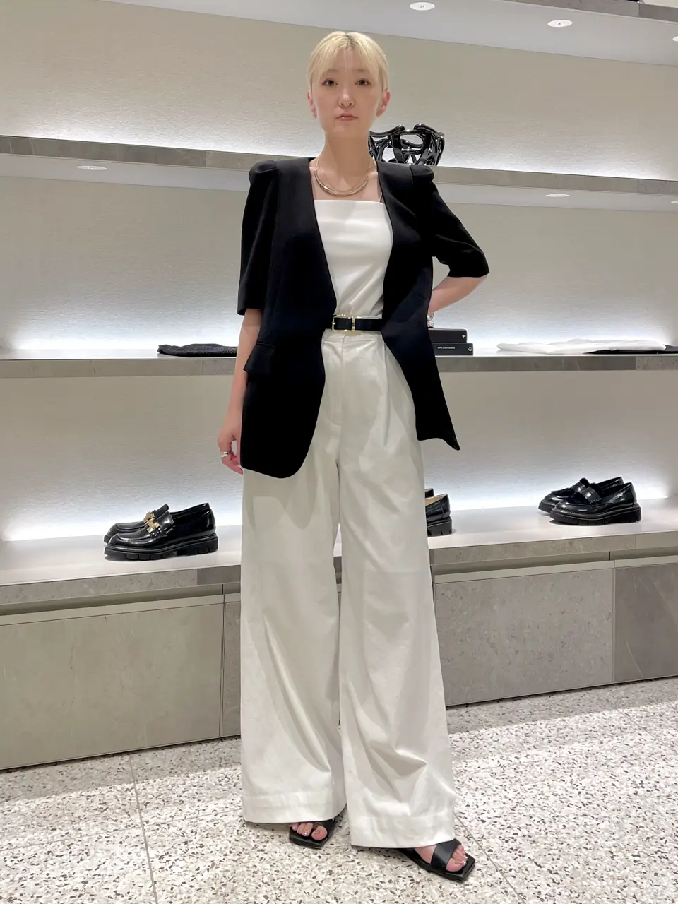 ✰値下げ【グレースコンチネンタル】フォックスハーフピーコート セール】 WOMEN コート GRACE CONTINENTAL グレース