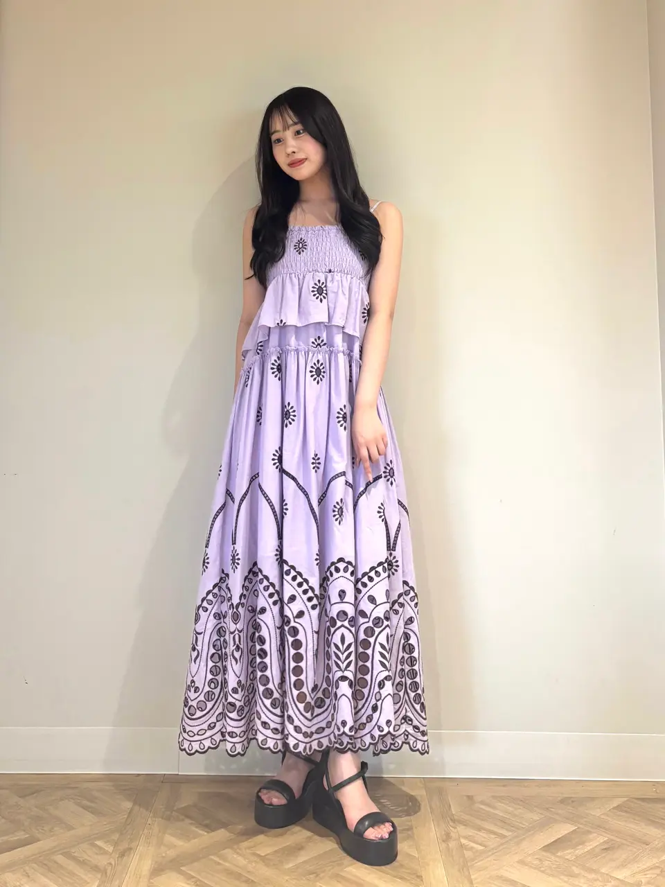 グレースコンチネンタル　パープル　コート ロングダッフルコート / GRACE CONTINENTAL | GRACE CONTINENTAL