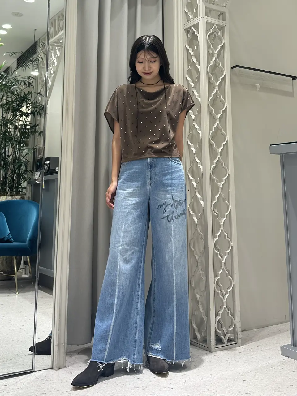  桃子 コーディネート画像