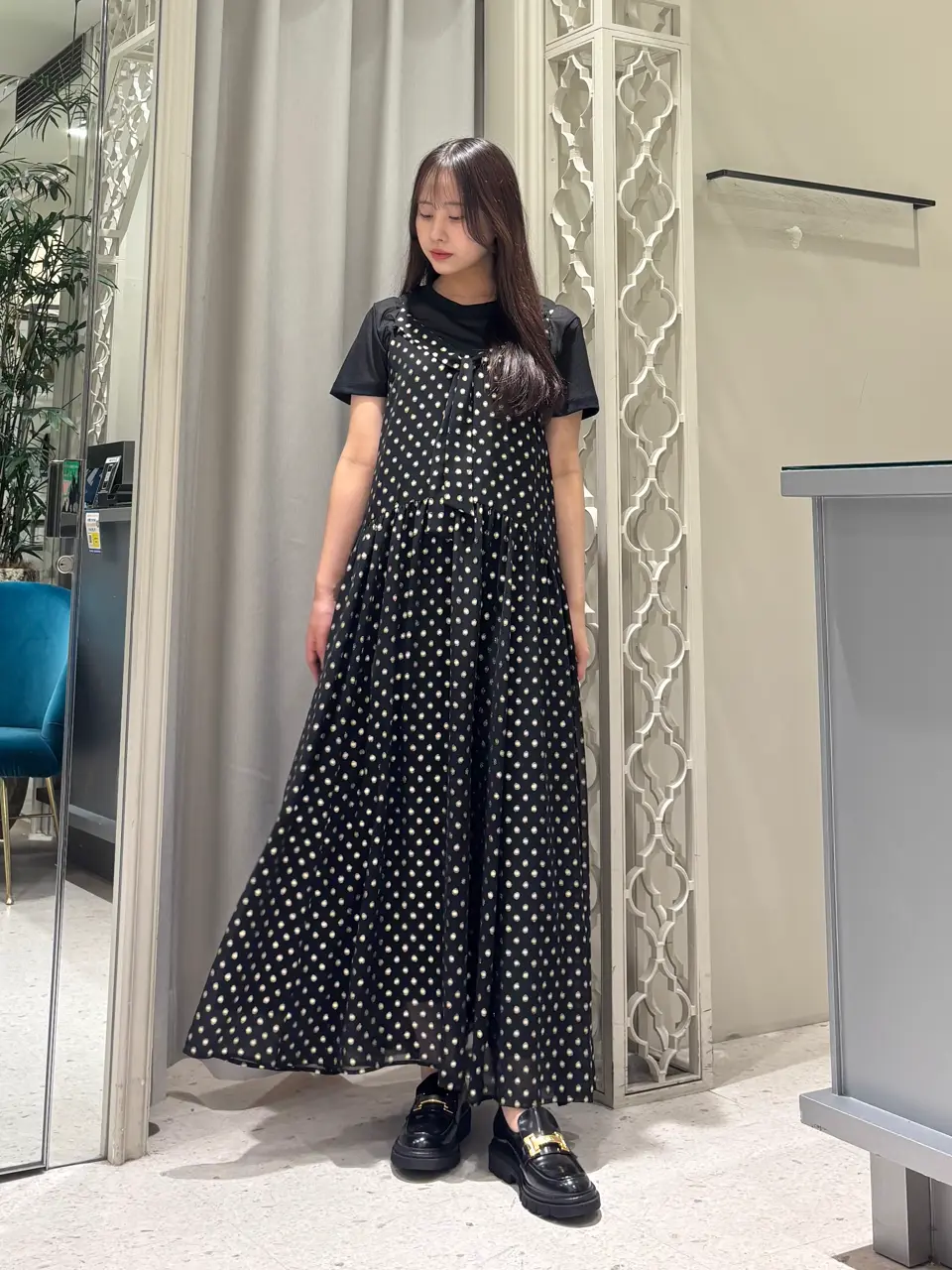 グレースコンチネンタル　上下セット黒 スターレースニットトップ / GRACE CONTINENTAL | GRACE