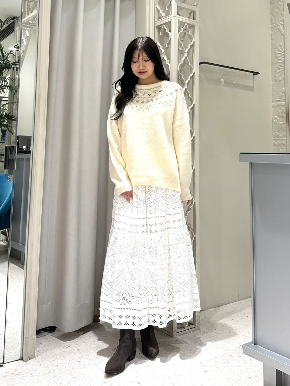  桃子 コーディネート画像