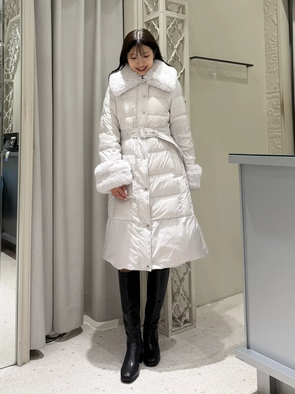  桃子 コーディネート画像