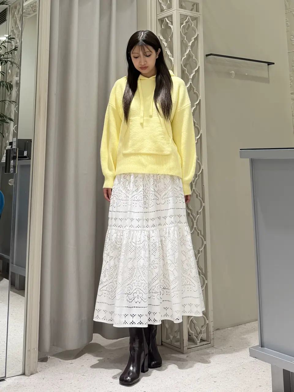  桃子 コーディネート画像