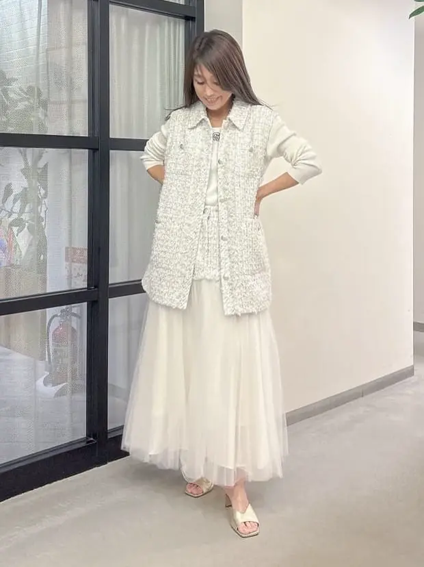 ORIGINATED IN GRACE CONTINENTAL yukimi yonee コーディネート画像