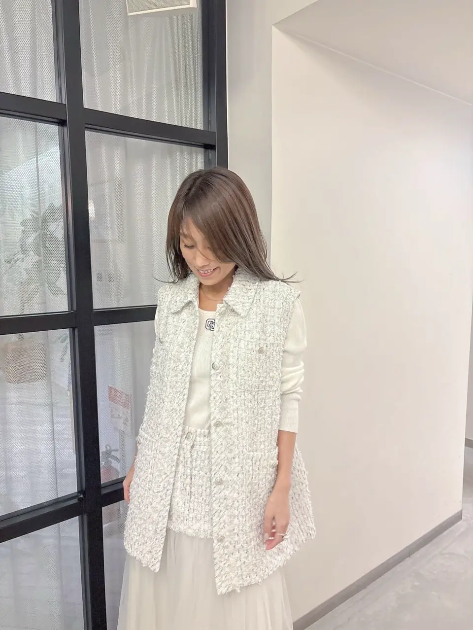 ORIGINATED IN GRACE CONTINENTAL yukimi yonee コーディネート画像