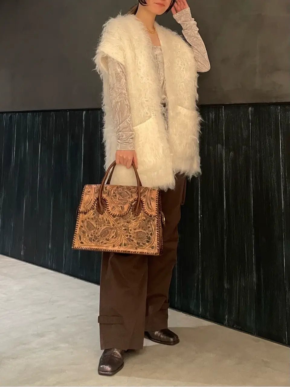 ORIGINATED IN GRACE CONTINENTAL 三浦　芙優 コーディネート画像