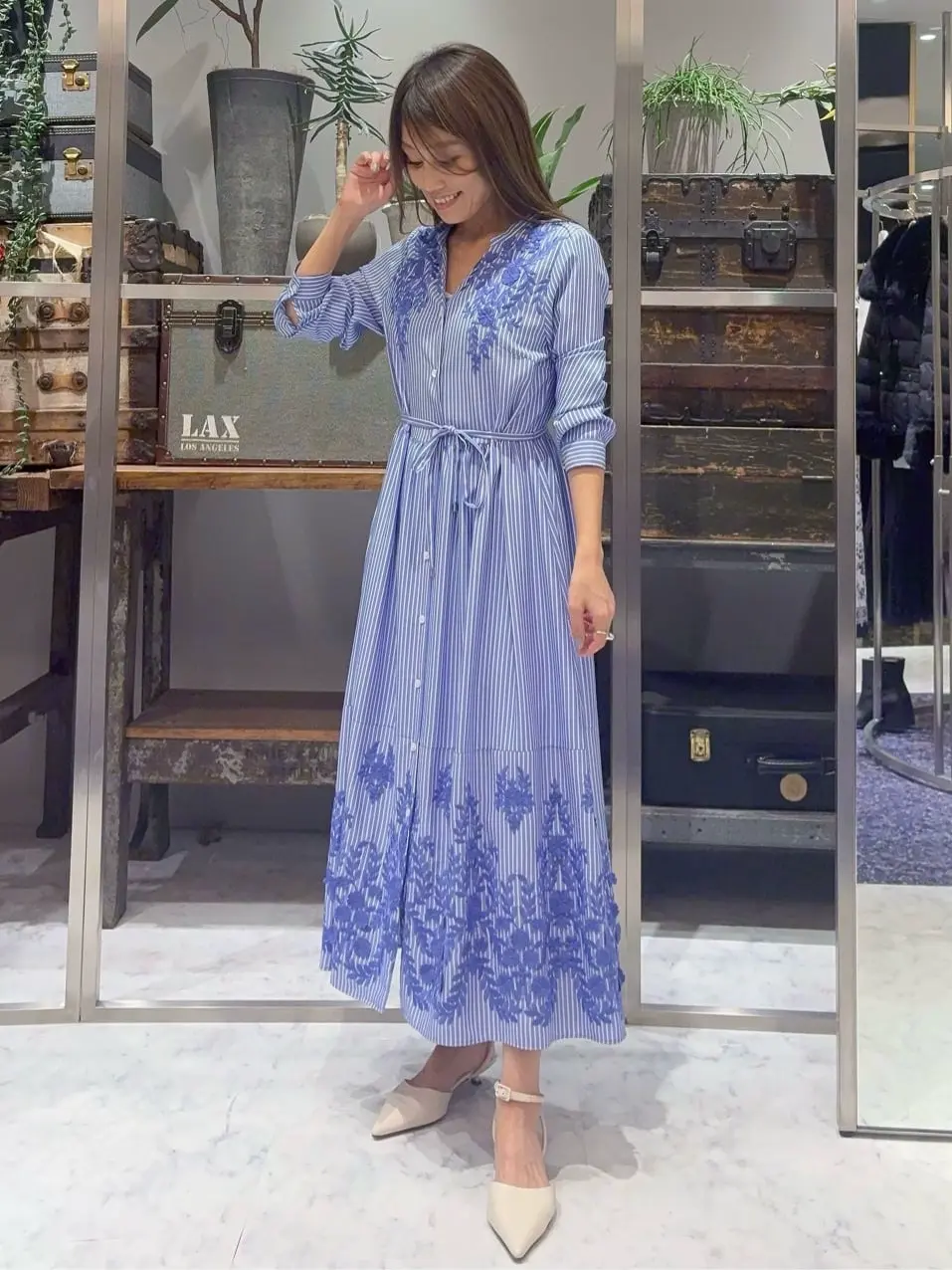 ORIGINATED IN GRACE CONTINENTAL yukimi yonee コーディネート画像