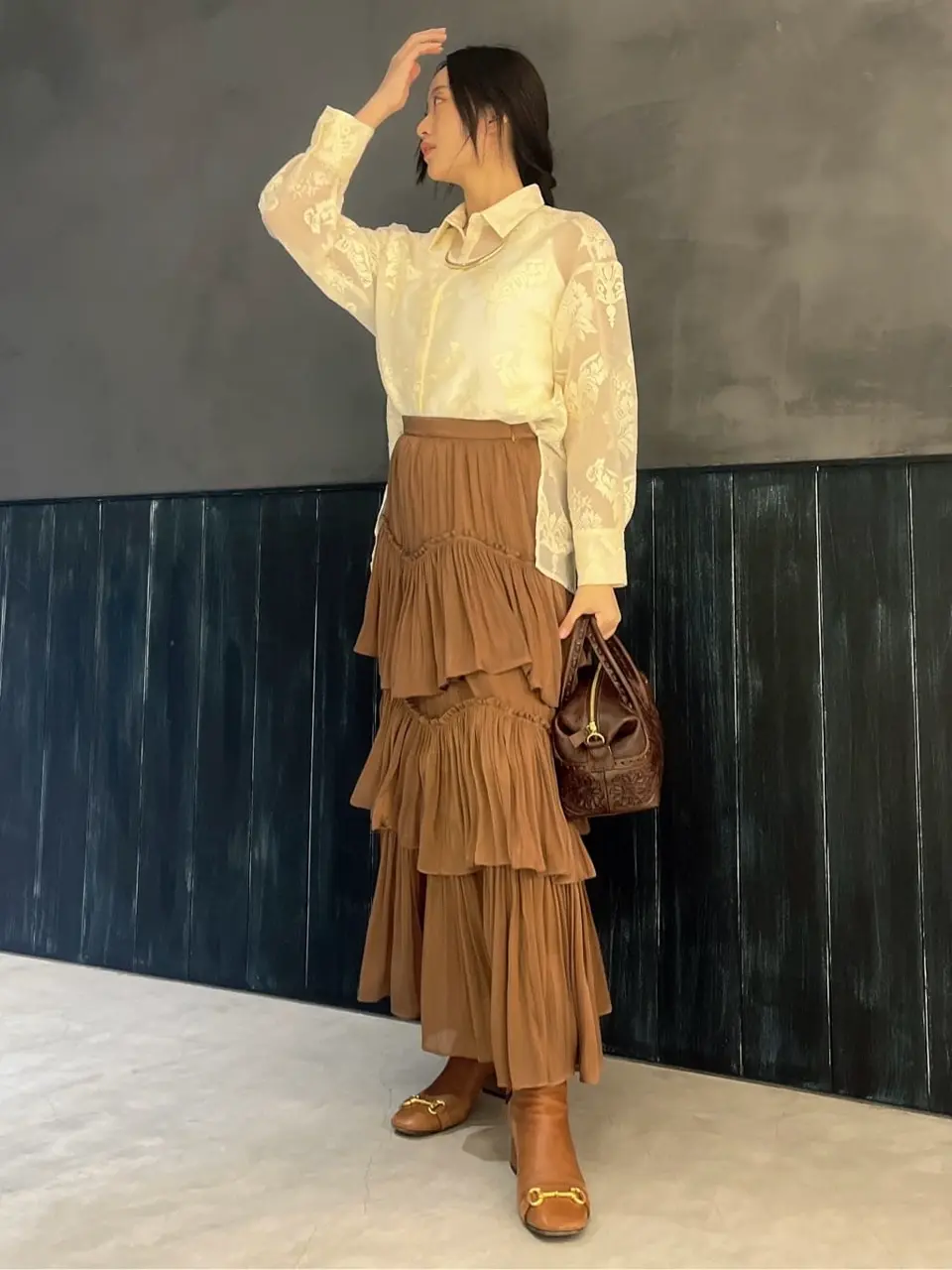 ORIGINATED IN GRACE CONTINENTAL Moe コーディネート画像