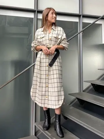 ORIGINATED IN GRACE CONTINENTAL yukimi yonee コーディネート画像