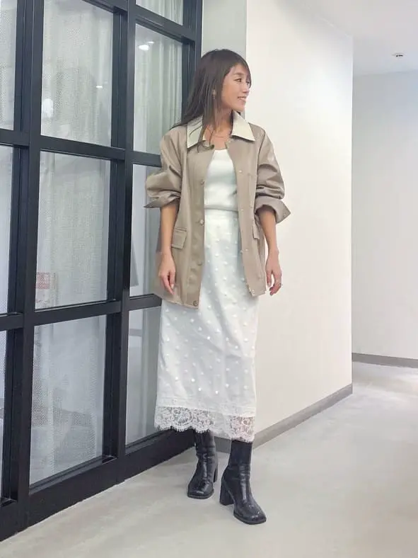 ORIGINATED IN GRACE CONTINENTAL yukimi yonee コーディネート画像